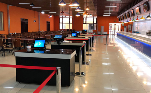 北京聯(lián)合大學(xué)智慧餐臺使用現(xiàn)場